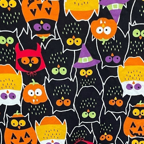 Halloween owl sleepwear night gown dress tunic new with tags XL 14-18 mumu - Picture 4 of 12